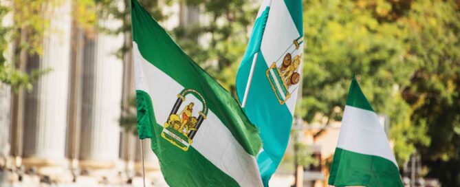 andalusia flag al-andalus nauka hiszpańskiego
